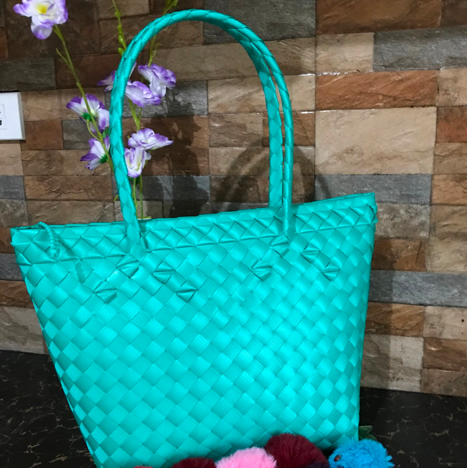 Plastic Bayong Zipper Bag