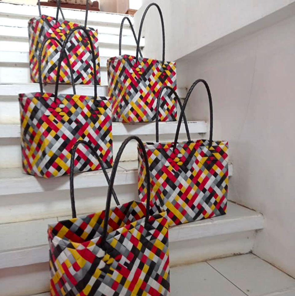 Plastic Fiesta Bayong Bag